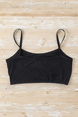 Arma Yıldız Siyah 3lü Kız Çocuk Yarım Atlet Pedsiz Pamuklu Alıştırma Sütyeni Arma Yıldız 7545 - 3 ADET