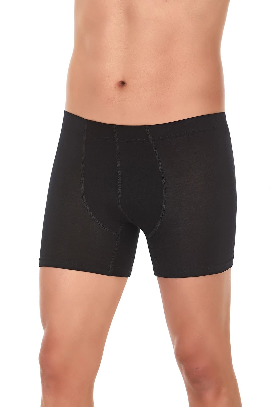 Siyah 3'lü Paket Bambu Erkek Boxer Yıldız 321