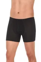 Siyah 3'lü Paket Bambu Erkek Boxer Yıldız 321 Siyah
