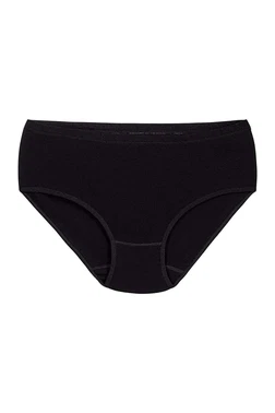 Yıldız Çamaşır Siyah 6'lı Paket Pamuk Kadın Bato Külot Yıldız 3581 - Alternatif Görünüm