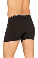 Siyah Erkek Modal Pamuklu Boxer Şort Özkan 11256 Siyah detay görünüm