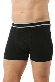 Özkan Siyah Erkek Pamuklu Likralı Esnek Rahat Boxer Şort Özkan 11226