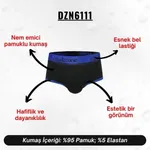 Siyah Hipster Erkek Slip  Darkzone DZN6111 detay görünüm