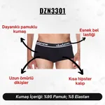Siyah Kısa Erkek Boxer Darkzone DZN3301 görsel 4