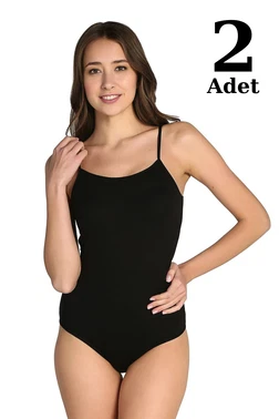 Arma Yıldız Siyah Likra Çıtçıtlı Body 2li Paket Arma Yıldız 3336 - 2 ADET