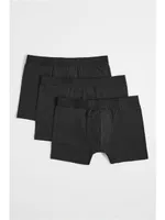 Siyah Likralı 3lü Boxer Arma Yıldız 1144 - 3 ADET Siyah