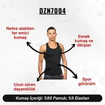 Siyah Sporcu Atleti  Darkzone DZN7004 görsel 8