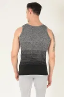 Sporcu Gym Seamless Dikişsiz T-shirt Miorre 001-001249 Gri detay görünüm
