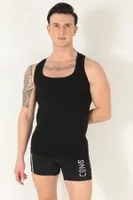 Sporcu Gym Seamless Dikişsiz T-shirt Miorre 001-001250 Siyah farklı açı