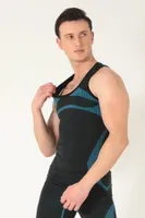 Sporcu Gym Seamless Dikişsiz T-shirt Miorre 001-001251 Lacivert farklı açı