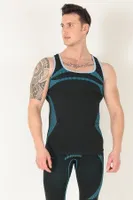 Sporcu Gym Seamless Dikişsiz T-shirt Miorre 001-001251 Lacivert görsel 4