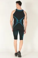 Sporcu Gym Seamless Dikişsiz T-shirt Miorre 001-001251 Lacivert görsel 8