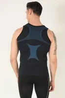 Sporcu Gym Seamless Dikişsiz T-shirt Miorre 001-001253 Lacivert farklı açı