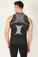 Sporcu Gym Seamless Dikişsiz T-shirt Miorre 001-001253 Siyah görsel 8