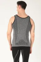 Sporcu Gym Seamless Dikişsiz T-shirt Miorre 001-001262 Gri Melanj görsel 8