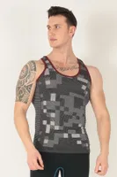 Sporcu Gym Seamless Dikişsiz T-shirt Miorre 001-001266 Antrasit