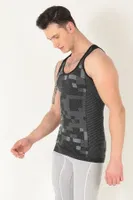 Sporcu Gym Seamless Dikişsiz T-shirt Miorre 001-001266 Antrasit görsel 7
