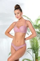 Straplez Lotus Sütyen ve Slip Takım Gallipoli MGP 31761 Pembe