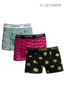 Strech Cotton Pamuklu 3lü Boxer Seti Wooster W-202 Görsel
