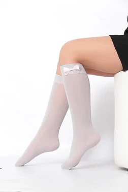 Daymod Sun Mikro Fiyonklu Çocuk Dizaltı Çorap Pembe Daymod D2227002