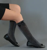 Daymod Sun Mikro Fiyonklu Çocuk Dizaltı Çorap Siyah Daymod D2227002