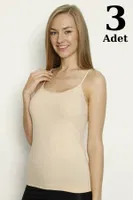 Ten İp Askılı Ten Atlet 3lü Paket Arma Yıldız 3304 - 3 ADET Ten