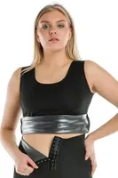 Termal Sauna Agraflı Atlet Takım Pera Fitol 9007 Siyah görsel 4