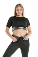 Termal Sauna Agraflı Badi Takım Pera Fitol 9008 Siyah farklı açı