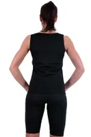 Termal Sauna Agraflı Şort Atlet Takım Pera Fitol 9010 Siyah farklı açı