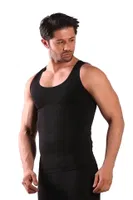 Termal Sauna Erkek Atlet Pera Fitol 9052 Siyah detay görünüm