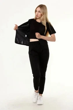 Pera Fitol Termal Sauna Fermuarlı Eşofman Takım Pera Fitol 9005 - Alternatif Görünüm