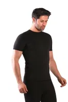 Termal Sauna Kısa Kol Erkek Atlet Pera Fitol 9053 Siyah