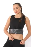Termal Sauna Şort Atlet Takım Pera Fitol 9006 Siyah görsel 4