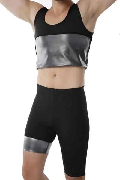 Termal Sauna Erkek Şort Atlet Takım Pera Fitol 9050