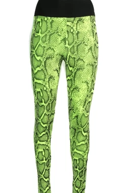 Uzun Yeşil Kadın Leggings Tayt Derya Kurşun TRND02