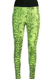 Uzun Yeşil Kadın Leggings Tayt Derya Kurşun TRND02