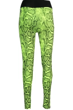 Uzun Yeşil Kadın Leggings Tayt Derya Kurşun TRND02 - Alternatif Görünüm