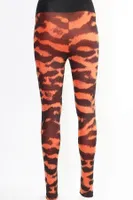 Zebra Leggings Kadın Tayt Derya Kurşun TRND04 Turuncu detay görünüm