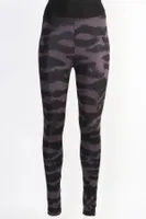 Mor Desenli Leggings Kadın Tayt Derya Kurşun TRND07 Mor