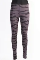 Desenli Mor Kadın Leggings Tayt Derya Kurşun TRND10 Mor