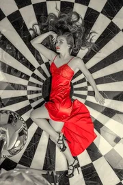 Gallipoli Dantelli Uzun Yırtmaçlı Saten Gecelik String Trendless Takım Gallipoli 31512