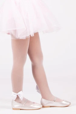 Daymod Tül File Fiyonklu Çocuk Külotlu ÇorapBeyaz Daymod D2141008 - Alternatif Görünüm