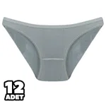 Jakarlı Kadın Bikini Külot 12'li Tutku 0679 Beyaz görsel 4