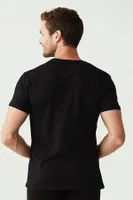 U.S Polo 2Li Yuvarlak Yaka Erkek T-shirt 90002 Siyah farklı açı