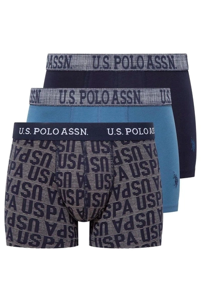 U.s Polo Assn. Erkek Pamuklu 3Lü Erkek Boxer 80503