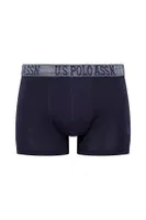 U.s Polo Assn. Erkek Pamuklu 3Lü Erkek Boxer 80503 Lacivert-Mavi görsel 4