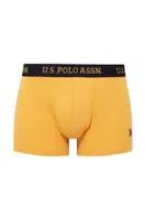 U.S. Polo Assn. Baskılı 3Lü Erkek Pamuklu Boxer 80497 Lacivert farklı açı