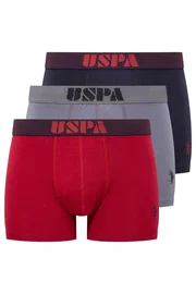 Us. POLO Assn. U.S. Polo Assn. Erkek 3Lü Pamuklu Boxer 80521