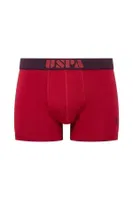 U.S. Polo Assn. Erkek 3Lü Pamuklu Boxer 80521 Bordo görsel 4