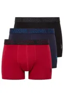 U.S. Polo Assn. Erkek Karışık Renk Pamuklu 3Lü Boxer 80518 Bordo görsel 6